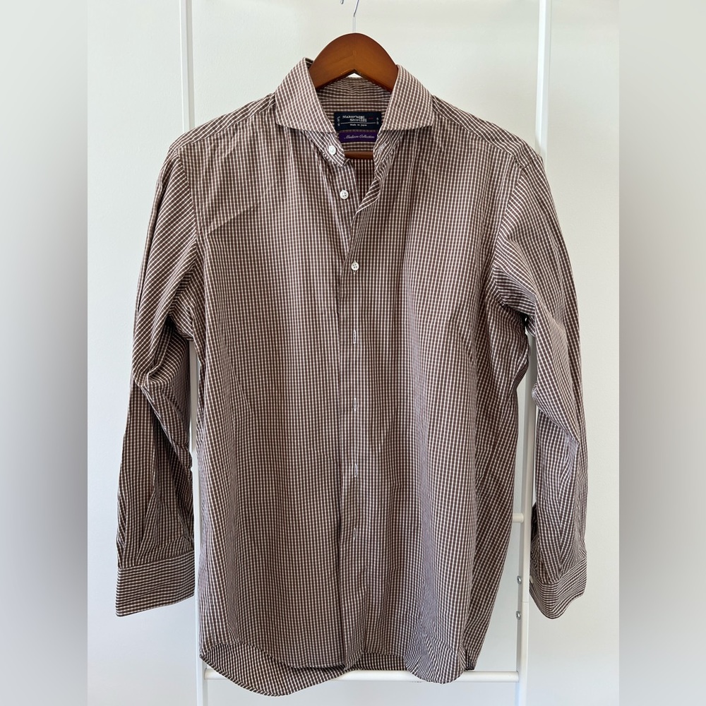 Makers Shirt / Kamakura shirts Madison Collection gingham shirt 16-33 1/2